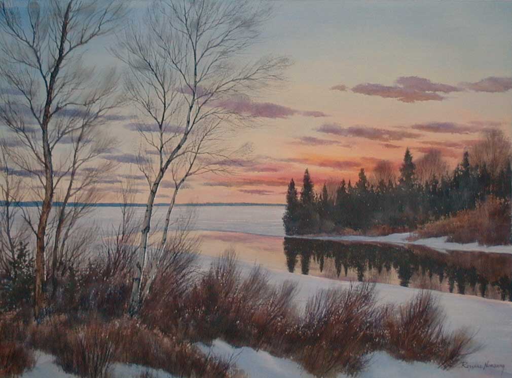 Cross Lake Sunset